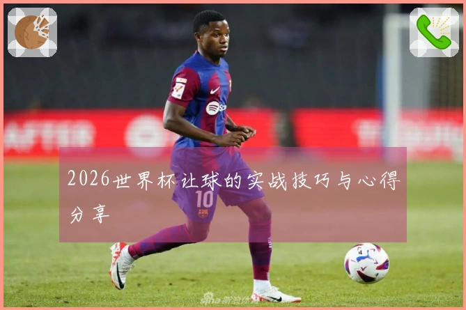 2026世界杯让球的实战技巧与心得分享