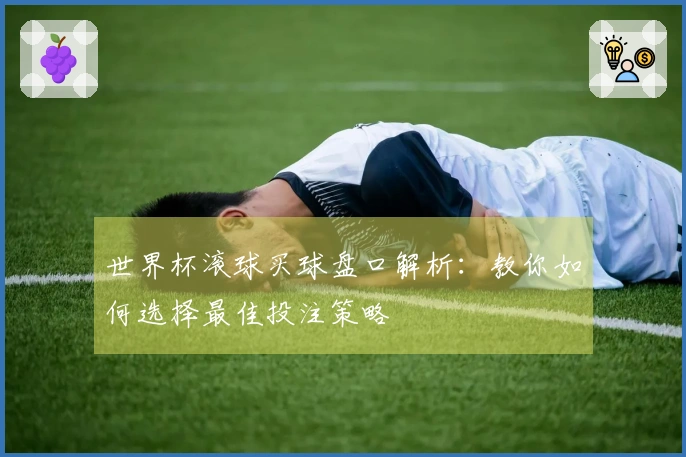 世界杯滚球买球盘口解析：教你如何选择最佳投注策略